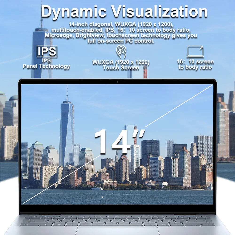 Dell Inspiron 14 7440 FHD+ 2in1 Touchscreen Laptop, Intel Core 7 150U, 64GB DDR5 RAM,4TB PCIe SSD, Backlit KB, WiFi6, FHD Webcam