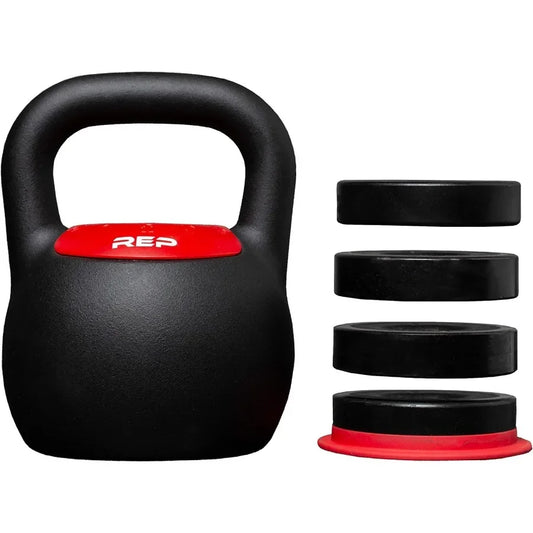 Adjustable Kettlebell with Matte Powder Coating Perfect for HIIT and CrossTraining Workouts Easily Switch Between Multiple KG a