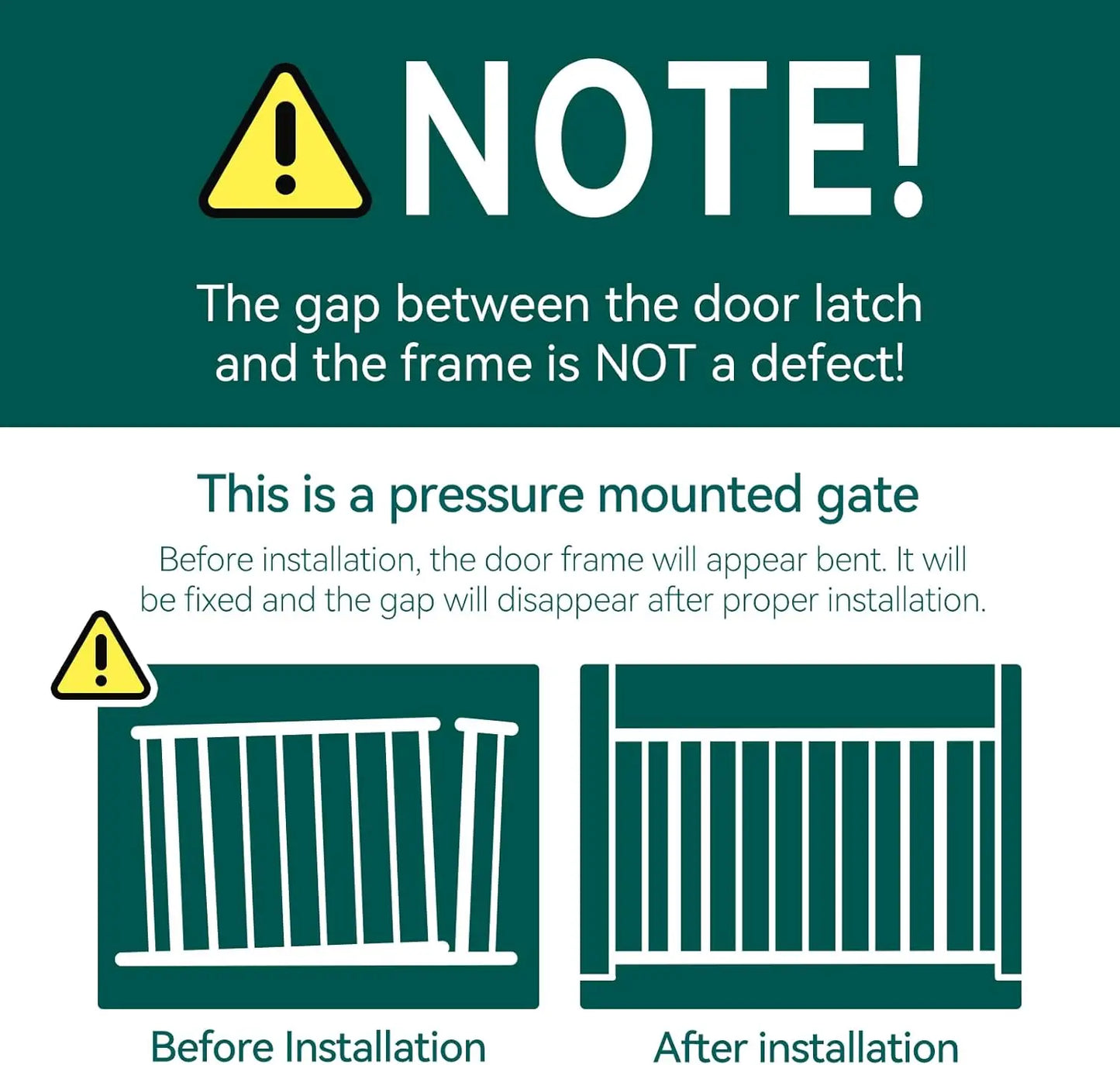 Auto Close Baby Gate with Cat Door,29-43" Metal Gate for Doorway,Stairs, House,Easy Walk Thru with Pet Door