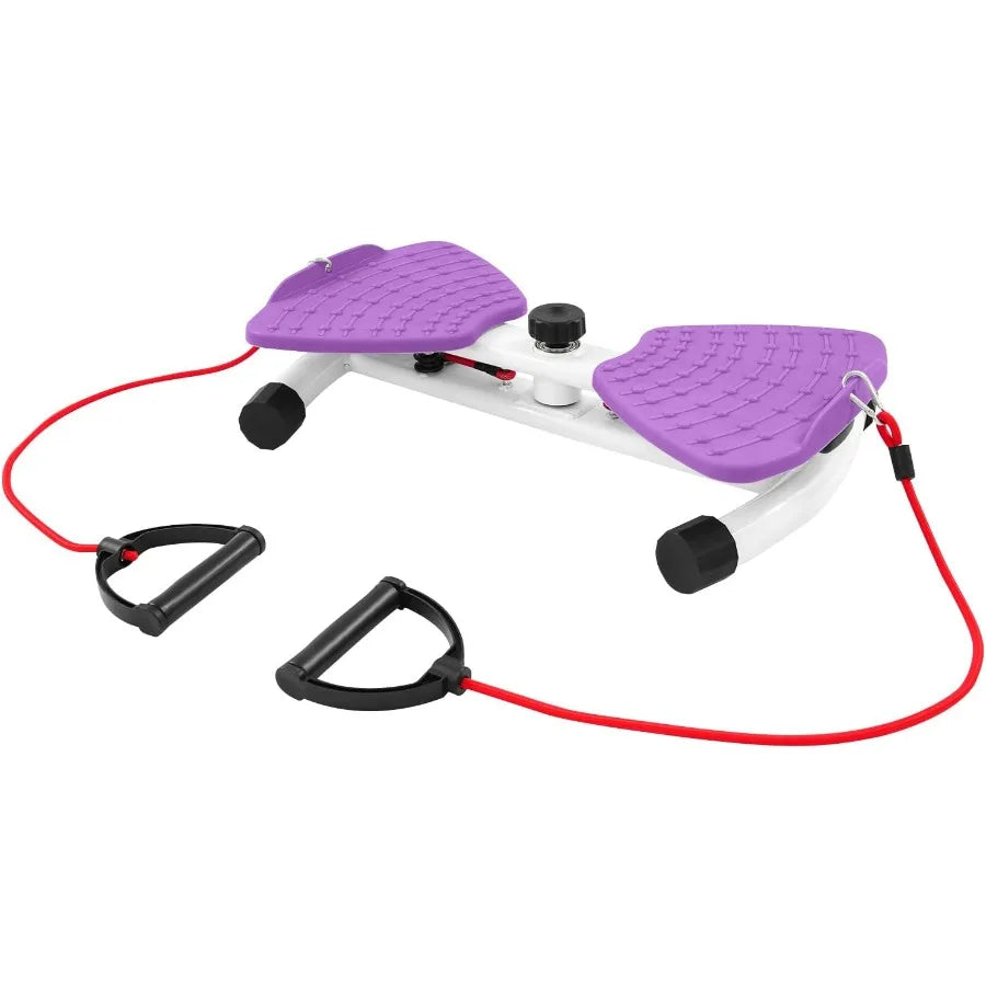 Waist Twister Machine Exercise Waist Twisting Fitness Tool with Resistance Bands Ab Twister Board 265 Lbs Capacity for Slim Wais