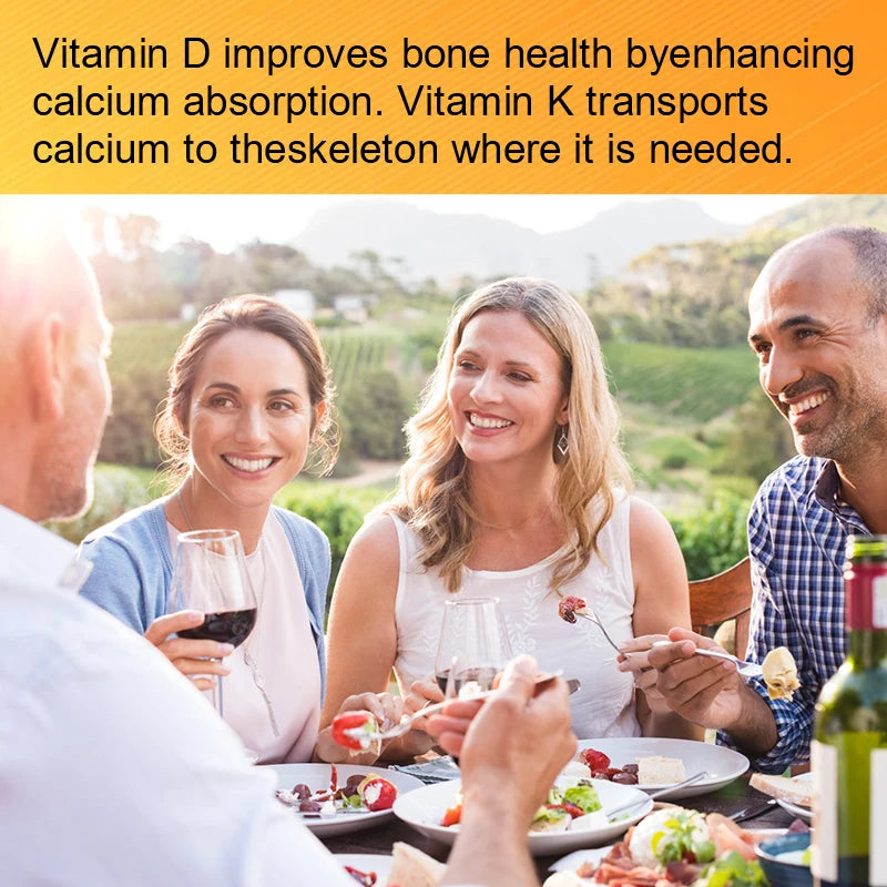 GPGP GreenPeople Vitamin D3+K2 Capsules 1,000 IU/45 mcg Cardiovascular Support, Supports Bone Health Easy To Absorb Joint Health