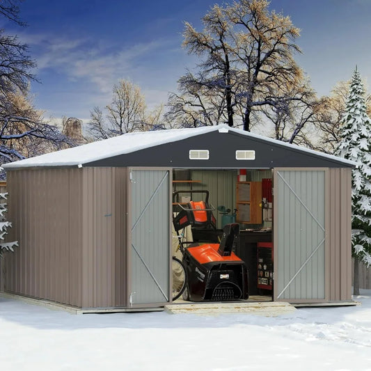 secure metal outdoor storage sheds for 10x10ft spaces