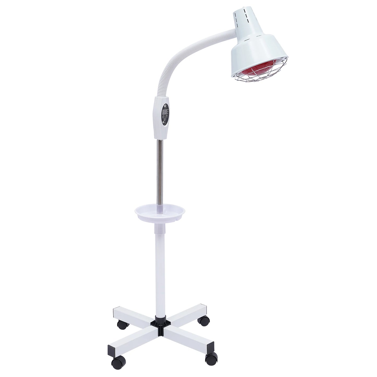 275W Infrared Heat Lamp Near Red with Flexible Arm & Remove Control Standing Lamp for Relieve Joint and Muscle Aches 110V