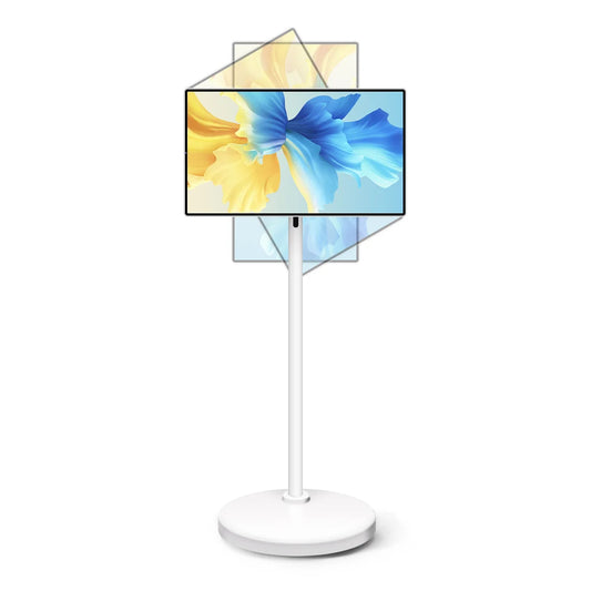 Portable Lcd 24 Inch Tv Fhd Ips Touch Screen Smart Android 12 System Mini Television With Wifi USB Port Tv on Wheels