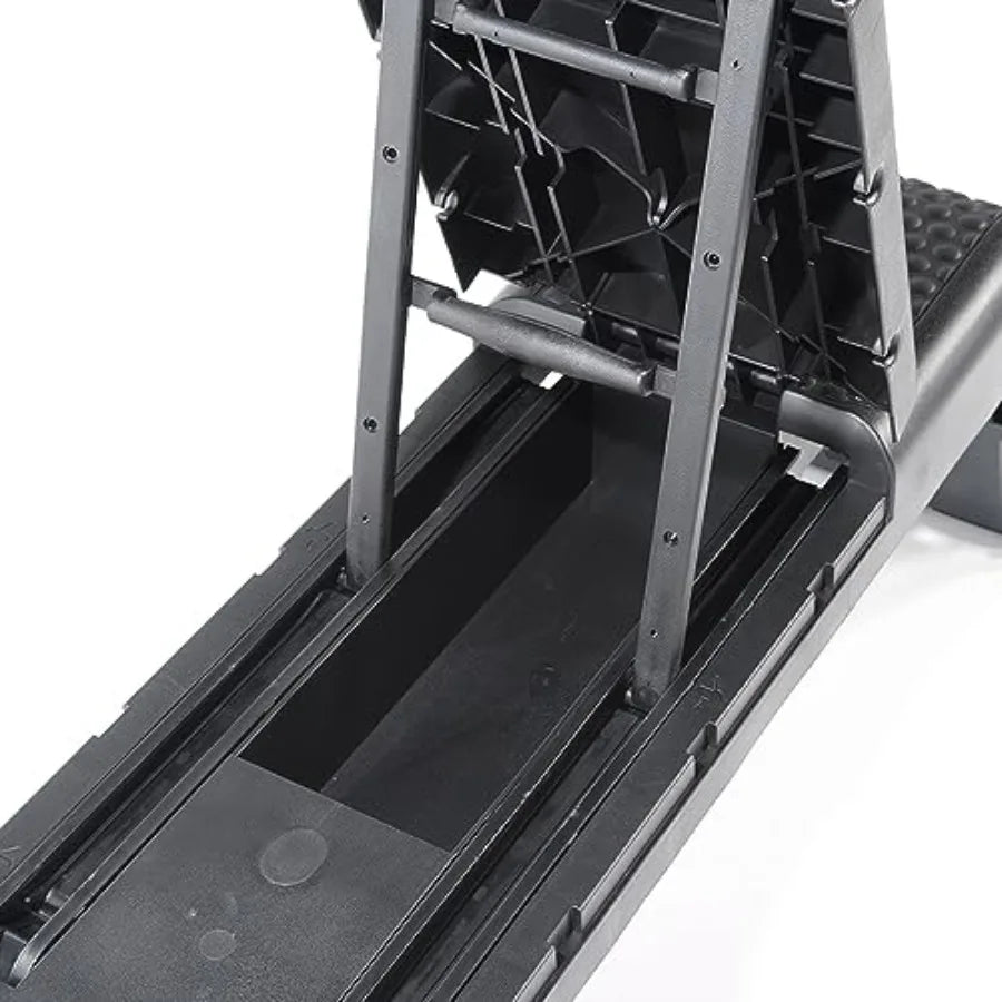 Step Bench & Weight Bench | Aerobic Platform & Plyo Box for Cardio, Strength | Commercial Grade Full Body Home Gym Stepper with