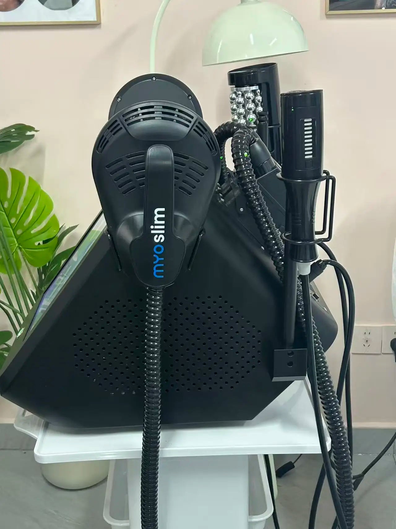 2 IN 1 200HZ EMS Roller Slimming Cellulite Reduction Inner Ball Roller 360 Degree Infrared Vacuum Roller Massage Beauty Machine