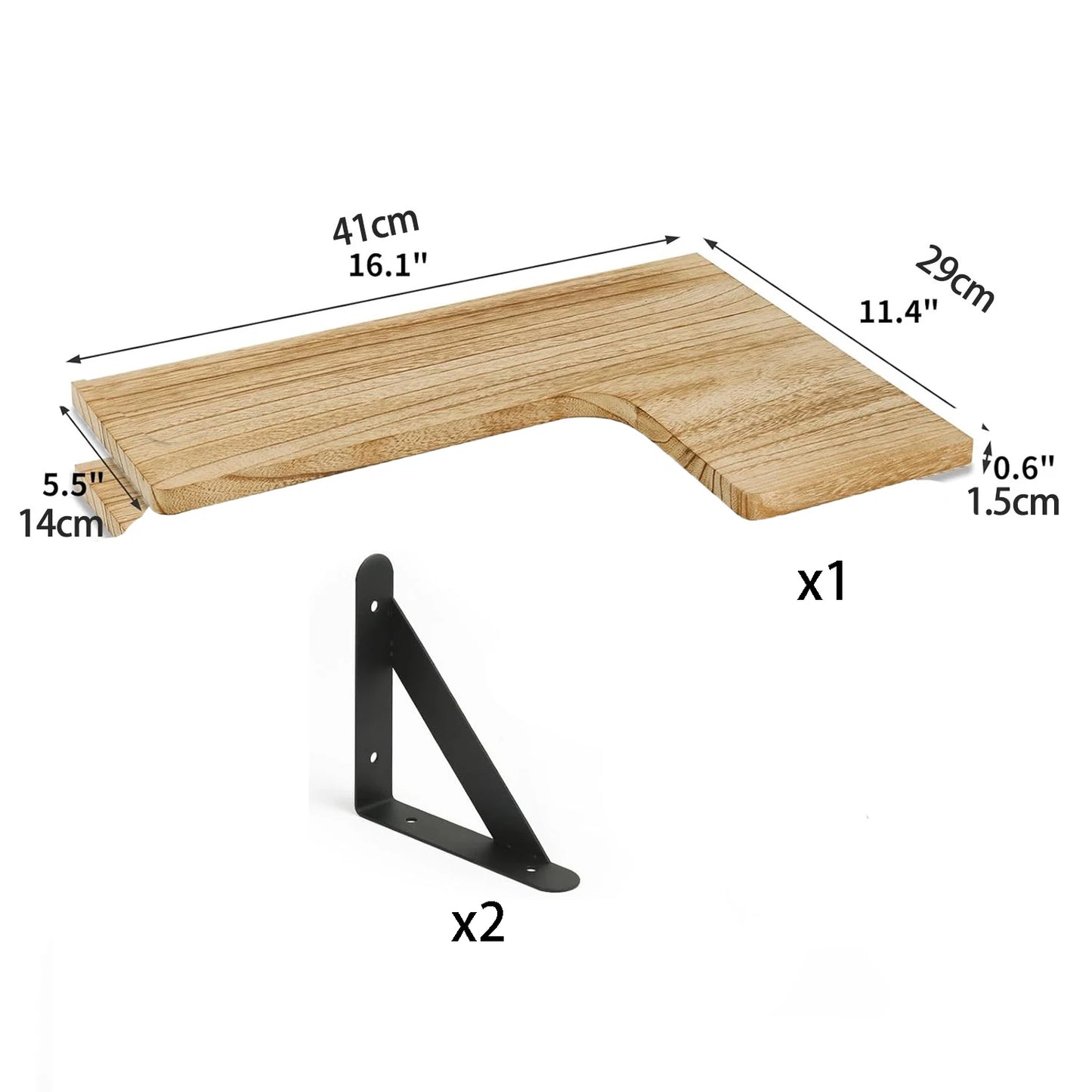 Space Saving Corner Wall Shelves Modern Corner Wall Mounted Shelves Delicate Wood Floating Shelves for Decoration