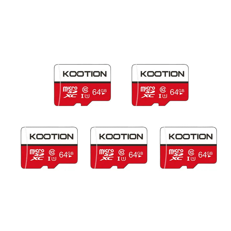 KOOTION Micro SD 5PCS 128GB 64GB 32GB Flash Memory Card U1 Class 10 TF Card Mini SD Card TF Memory Flash Card for Phone/Computer