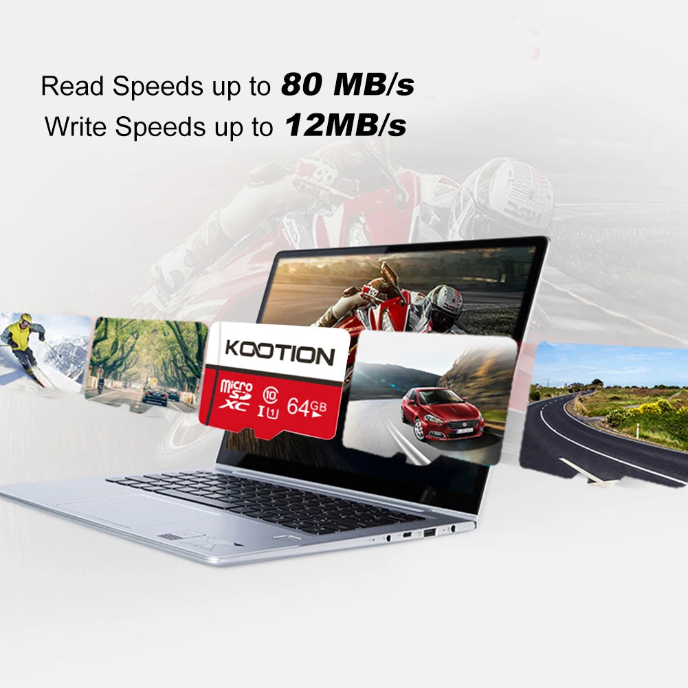 KOOTION Micro SD 5PCS 128GB 64GB 32GB Flash Memory Card U1 Class 10 TF Card Mini SD Card TF Memory Flash Card for Phone/Computer