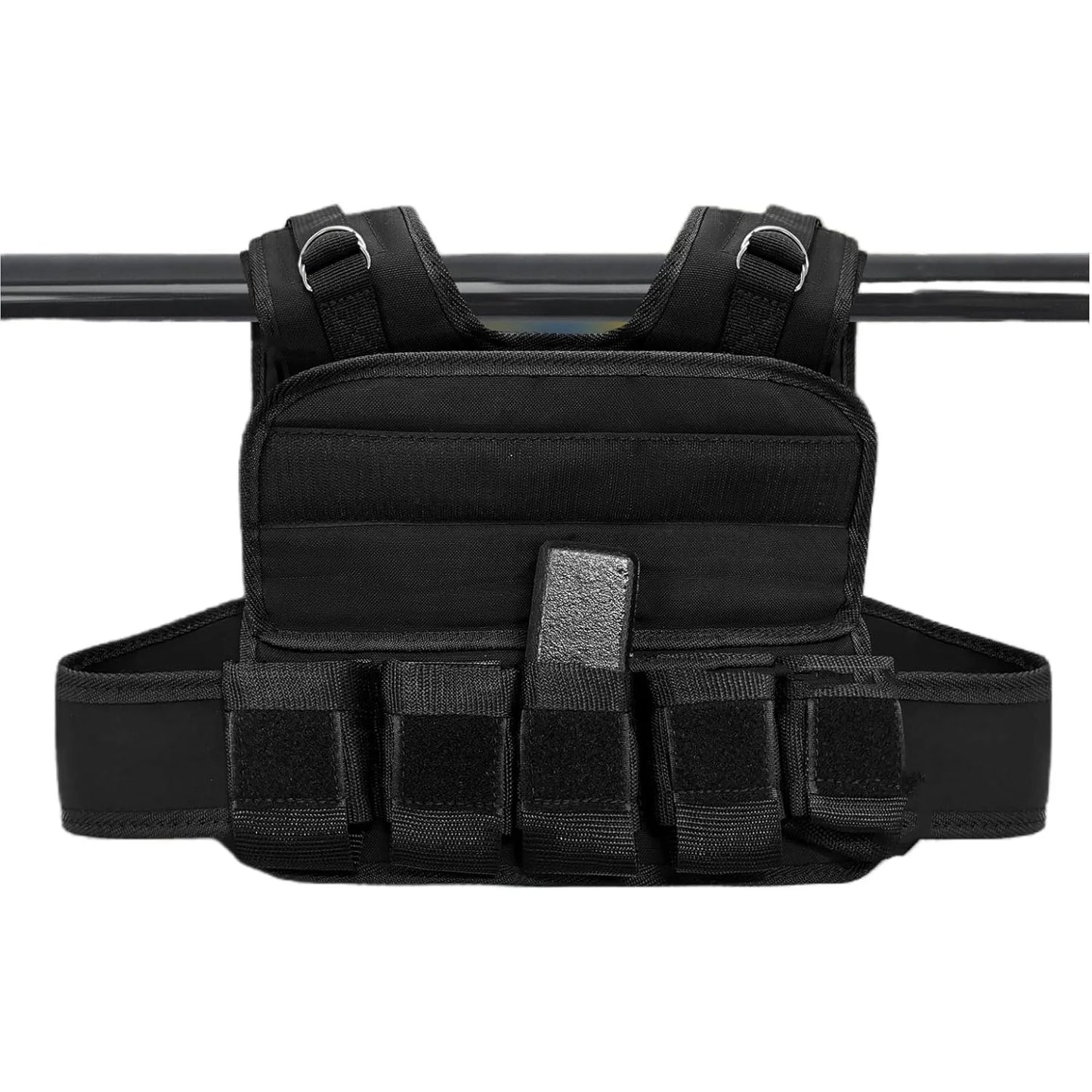 Adjustable Weighted Vests for Men 44LB Adjustable Weight Vest with 19 Cast Iron Weights for Strength Training Running