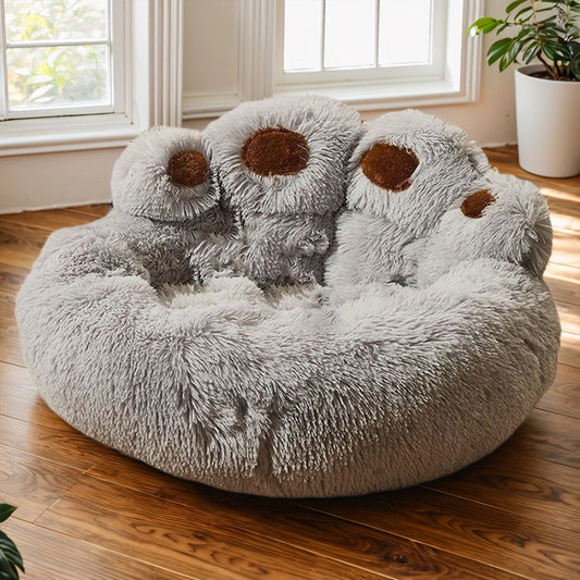 Dog Bed Winter Cat Pet Sofa Cute  Shape Comfortable Pet Sleeping Beds For Small Medium Large Soft Fluffy Cushion Dog Bed