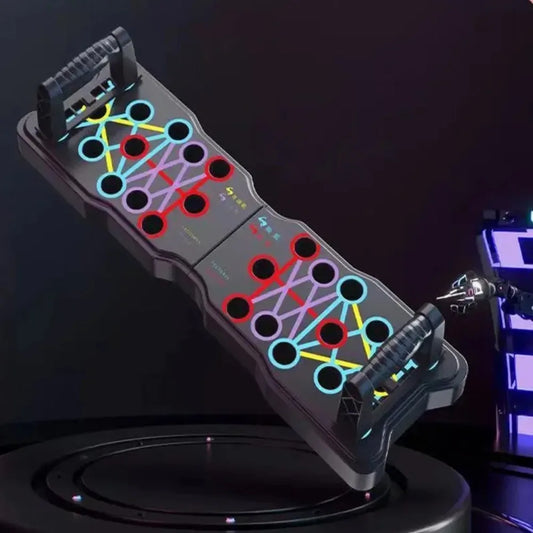 Color-Coded Push-Up Board System – Portable Strength Training Equipment for Chest, Arms, Back & Core, Home Fitness Workout Tool