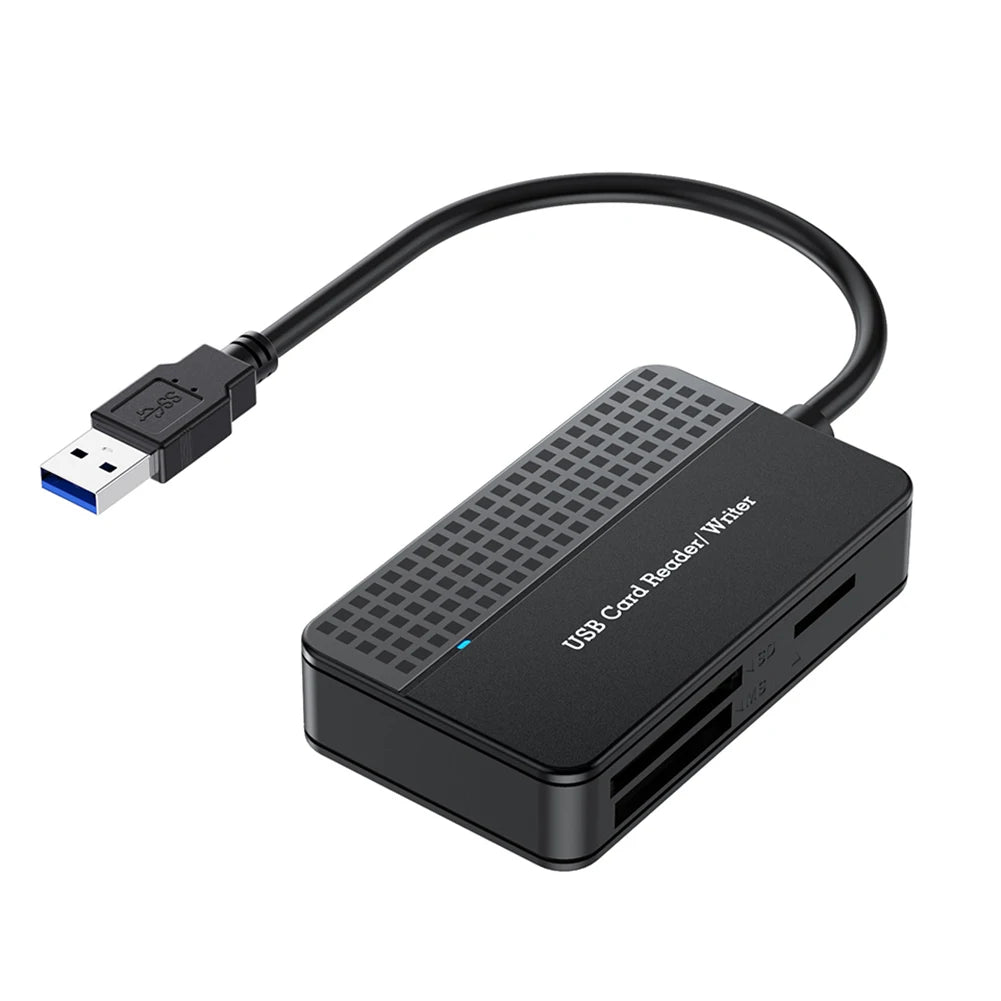 USB 3.0 Type C USB Card Writer 5Gbps Memory Smart Card Reader 20cm Cable Flash Card Adapter SD TF CF MS