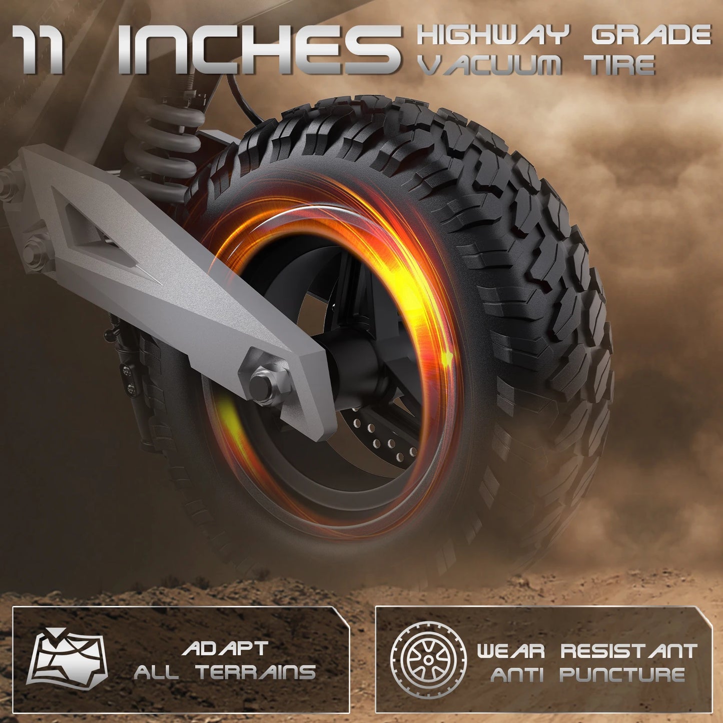 OOTD T10 900W Electric Scooter 48V 13.5AH/18AH Battery Range 21-28Miles 11" Off-Road Tires Foldable Lightweight Mobility Scooter