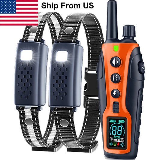 Dog Training Collar - Remote Control, 3300ft Range, USB Rechargeable, Multi-Mode (Beep, Vibration, Shock)