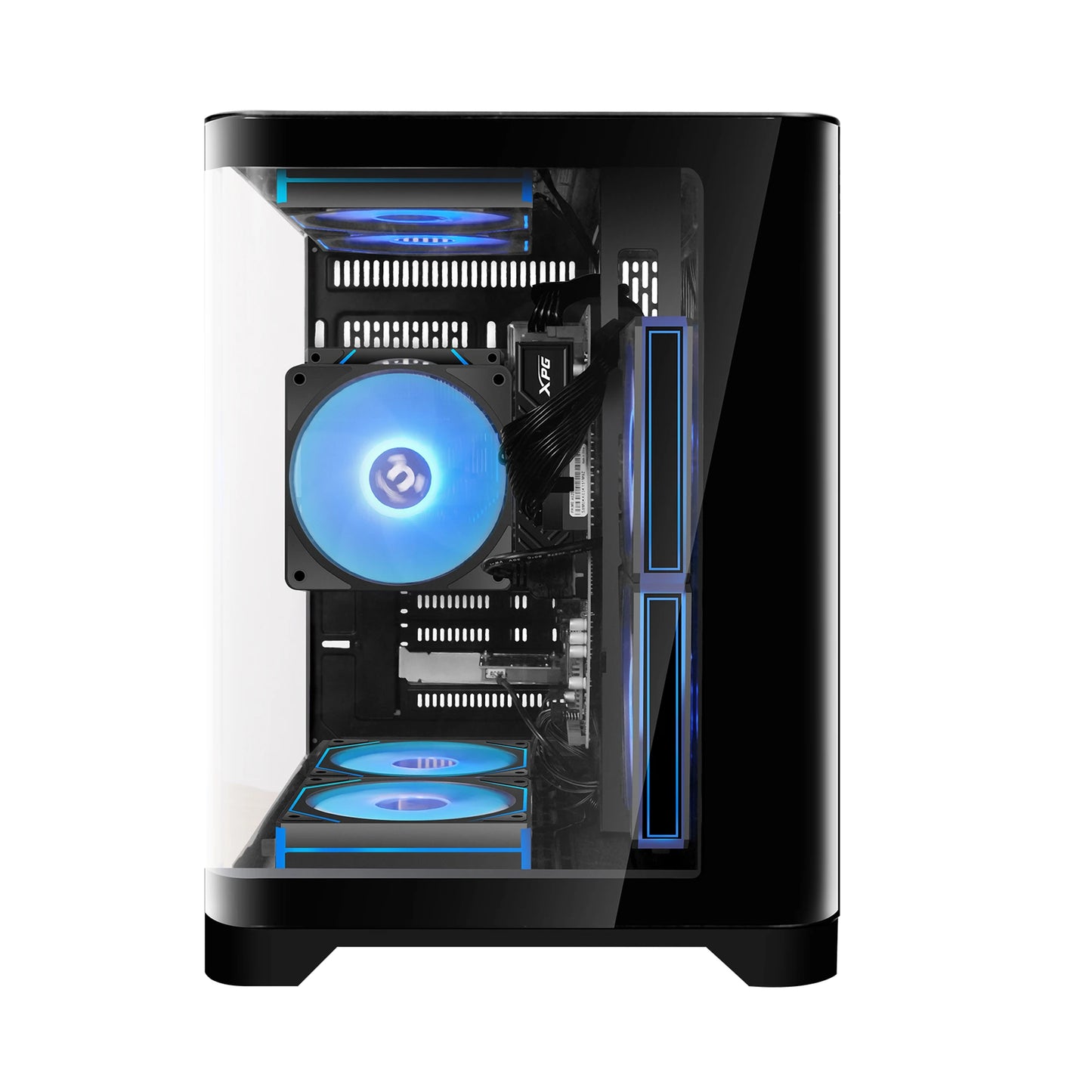 YEAH MAGIC Gaming PC with AMD Ryzen 7 9700X Zen5 RTX 5060Ti 16GB 32GB 6000MHz DDR5 1TB NVME M.2 SSD 360MM AIO Liquid Cooling WiF