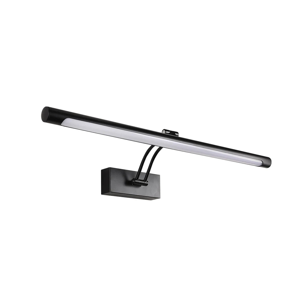 LED Wall Light Indoor 8W 12W Modern Wall Sconce Light AC90-260V Bathroom Lighting over Mirror Black Silver