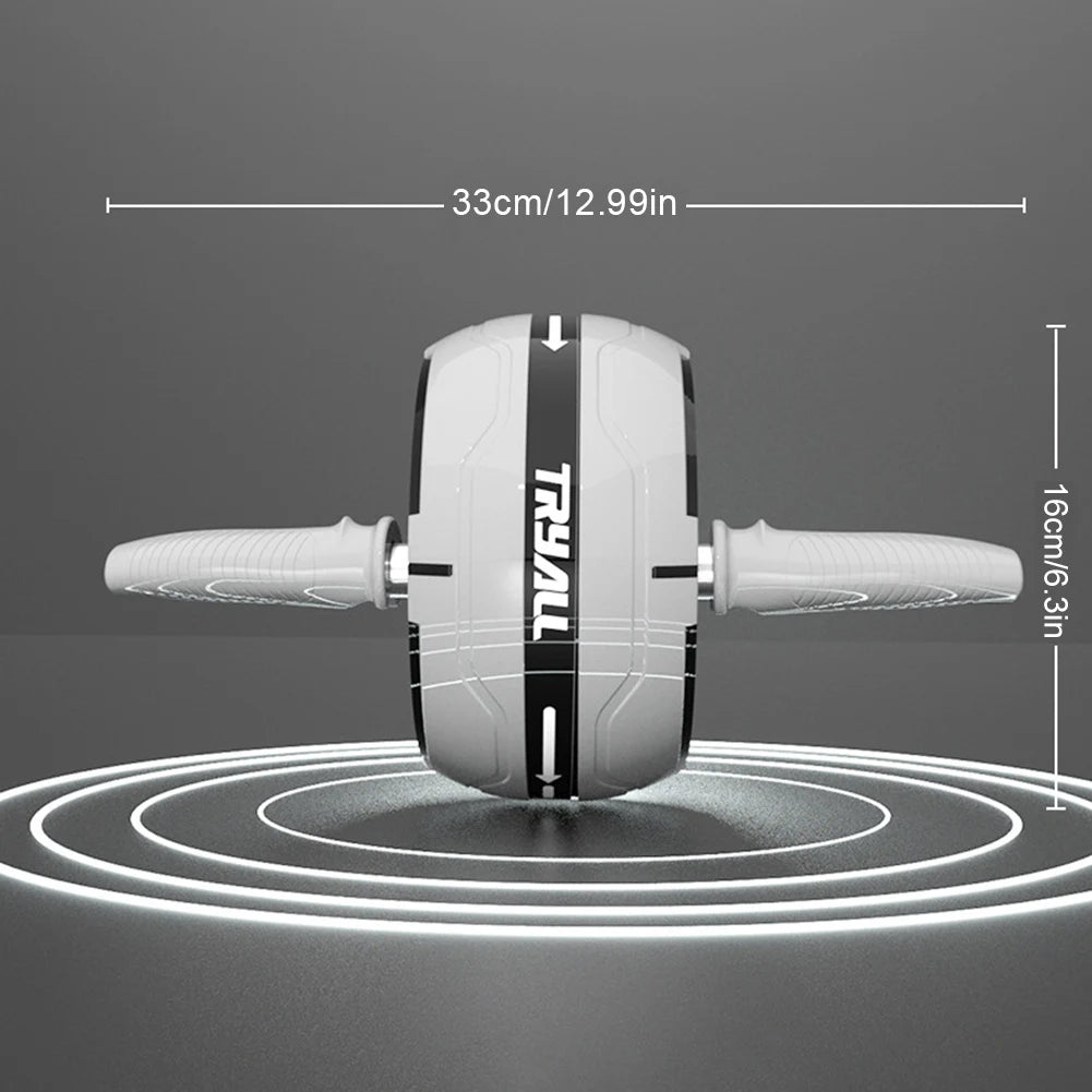 Abdominal Exercise Wheel Anti-Slip Rebound Core Strength Trainer Detachable Gymnastic Wheel for Home and Gym Fitness Equipment